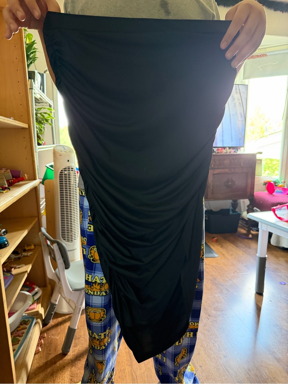 SHEIN Black Women's 1XL Stretchy skirt